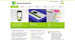 Desktop Screenshot of dozimetrie.cz